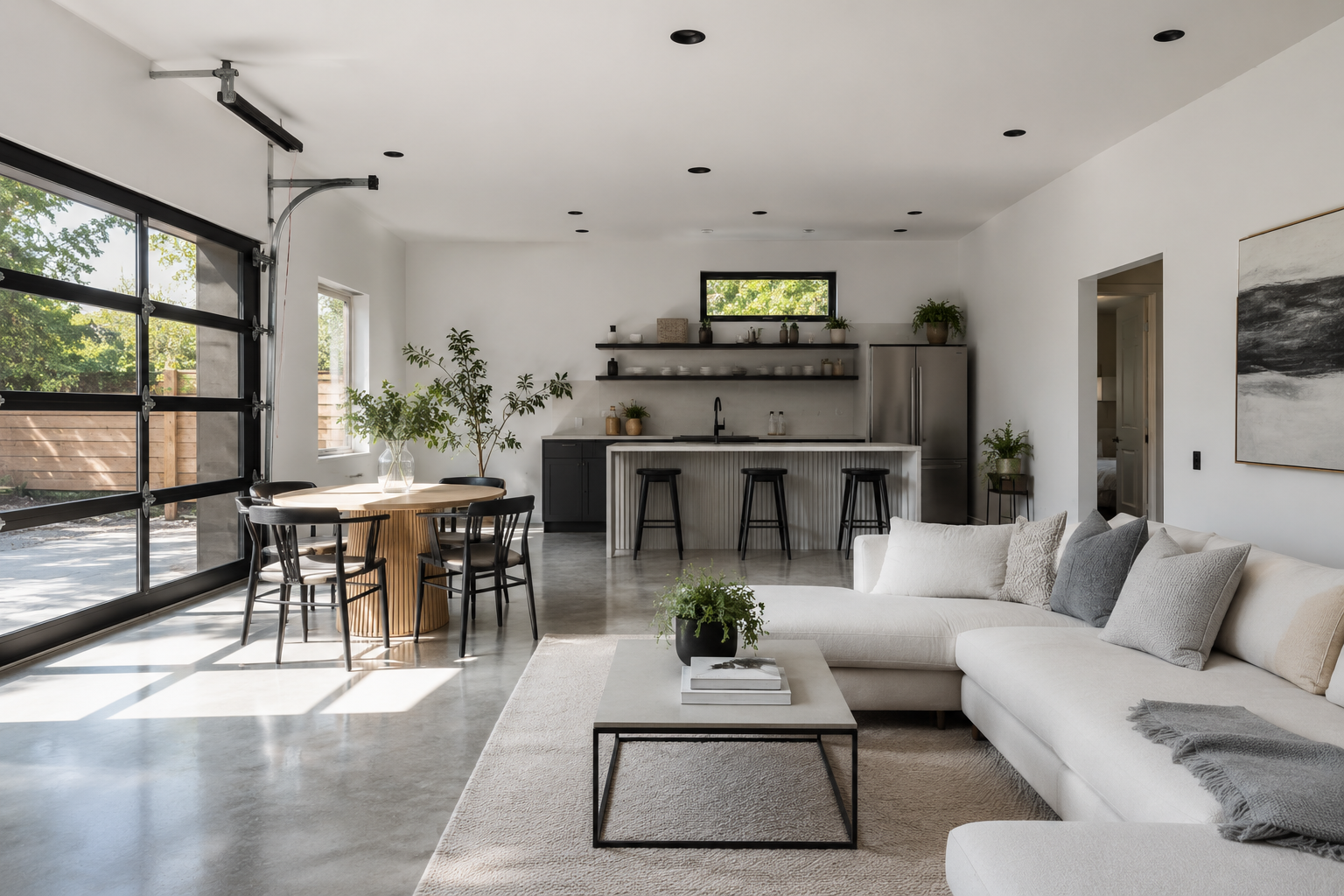 garage ombyggt till bostadsenhet